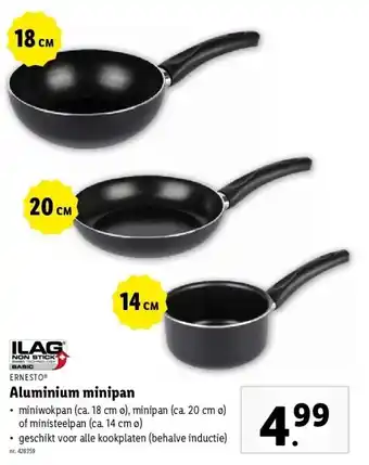 Lidl Aluminium minipan aanbieding