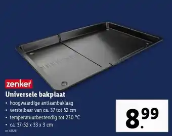 Lidl Universele bakplaat aanbieding