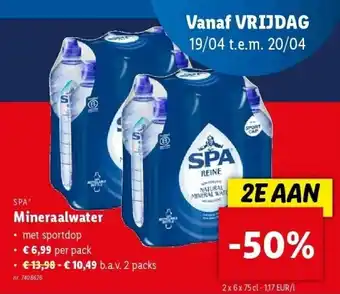 Lidl Mineraalwater aanbieding