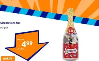 Action Celebrations fles aanbieding