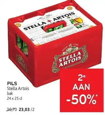 Alvo PILS Stella Artois bak 24 x 25 cl aanbieding