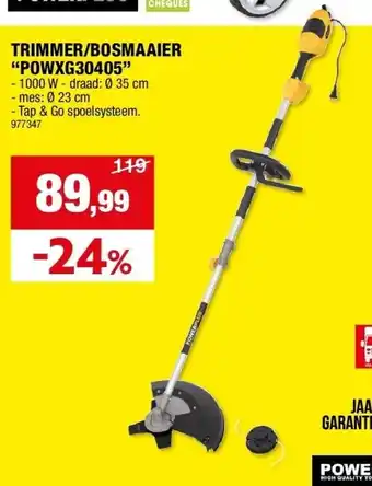 Hubo TRIMMER/BOSMAAIER “POWXG30405” aanbieding