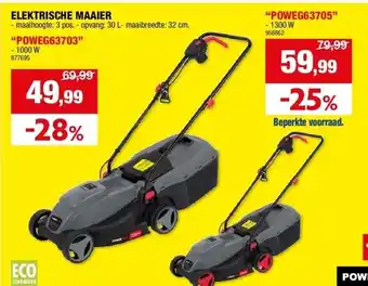 Hubo ELEKTRISCHE MAAIER aanbieding