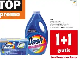 Colruyt Dash volledig assortiment aanbieding