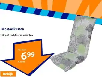 Action Tuinstoelkussen aanbieding