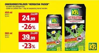 Hubo ONKRUIDBESTRIJDER “HERBATAK PADEN” aanbieding