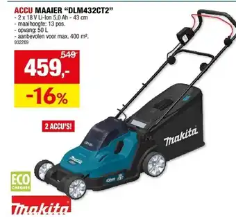 Hubo ACCU MAAIER “DLM432CT2” aanbieding