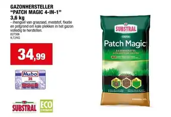 Hubo GAZONHERSTELLER “PATCH MAGIC 4-IN-1” 3,6 kg aanbieding