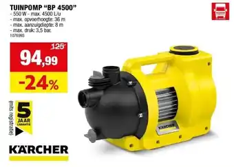 Hubo TUINPOMP “BP 4500” aanbieding