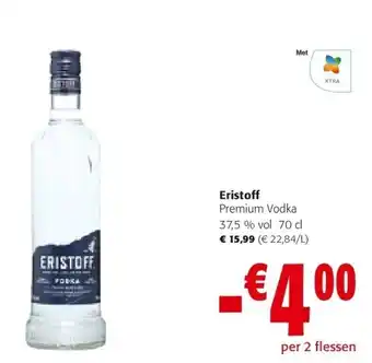 Colruyt Eristoff Premium Vodka 37,5 % vol 70 cl aanbieding