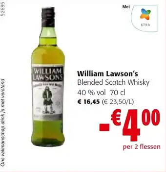 Colruyt William Lawson's Blended Scotch Whisky 40 % vol 70 cl aanbieding