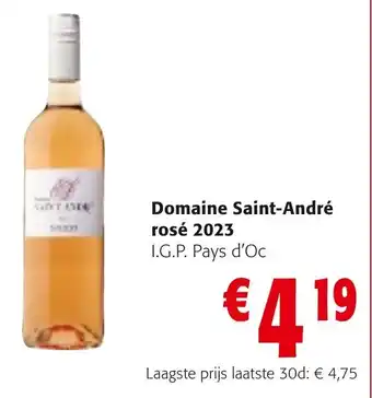 Colruyt Domaine Saint-André rosé 2023 aanbieding