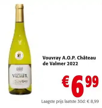 Colruyt Vouvray A.O.P. Château de Valmer 2022 aanbieding