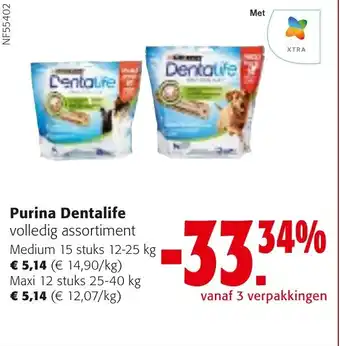 Colruyt Purina Dentalife volledig assortiment aanbieding