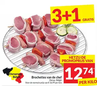Intermarché Brochettes van de chef aanbieding