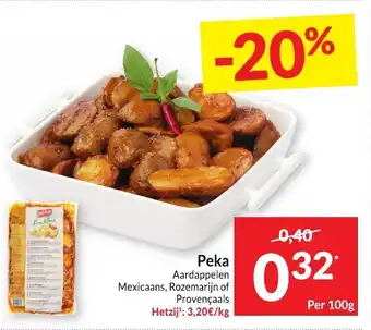 Intermarché Peka Aardappelen Mexicaans, Rozemarijn of Provençaals 100g aanbieding