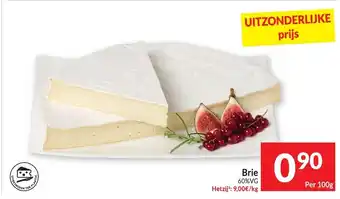 Intermarché Brie 60% VG 100g aanbieding