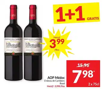 Intermarché AOP Médoc Château de Camblanc Rood 2 x 75cl aanbieding