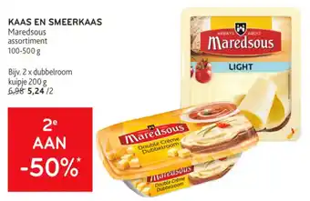 Alvo KAAS EN SMEERKAAS Maredsous assortiment 100-500g aanbieding
