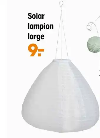 Kwantum Solar lampion large aanbieding