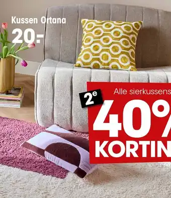 Kwantum Kussen Ortana aanbieding