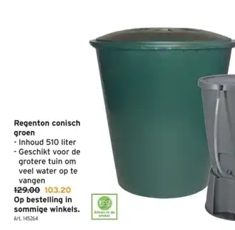 GAMMA Regenton conisch groen aanbieding