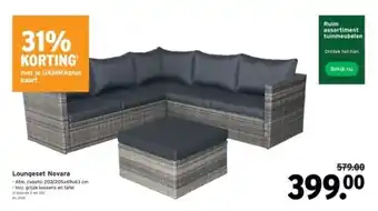 GAMMA Loungeset Novara aanbieding