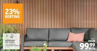 GAMMA Lattenwand voor buiten aanbieding