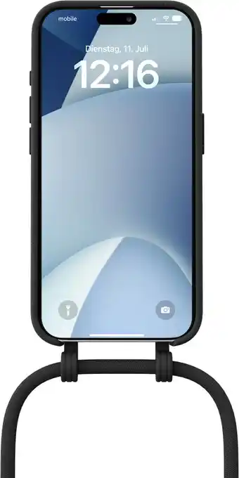 Coolblue Change Case Apple iPhone 15 Pro Back Cover met Koord Zwart aanbieding