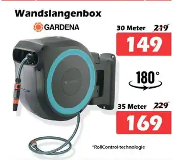 iTEK GARDENA Wandslangenbox 30 Meter aanbieding