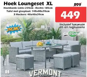 iTEK Hoek Loungeset XL aanbieding