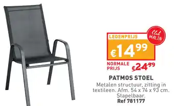 Trafic PATMOS STOEL 54 x 74 x 93cm aanbieding