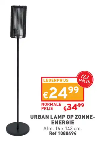 Trafic URBAN LAMP OP ZONNE- ENERGIE aanbieding