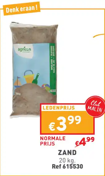 Trafic ZAND 20 kg aanbieding