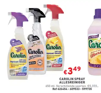 Trafic CAROLIN SPRAY ALLESREINIGER aanbieding