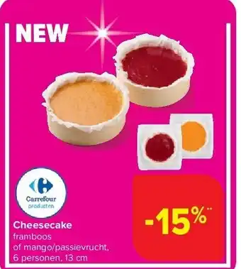 Carrefour Cheesecake aanbieding