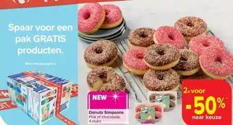 Carrefour Donuts Simpsons aanbieding