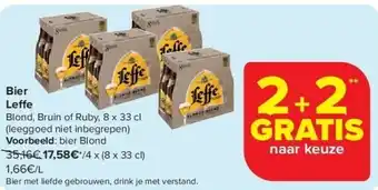 Carrefour Bier Le e aanbieding