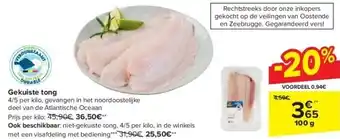 Carrefour Gekuiste tong aanbieding