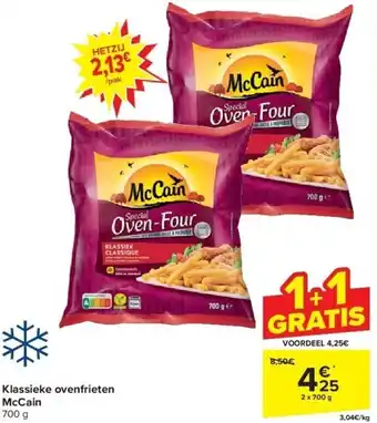 Carrefour Klassieke ovenfrieten McCain aanbieding