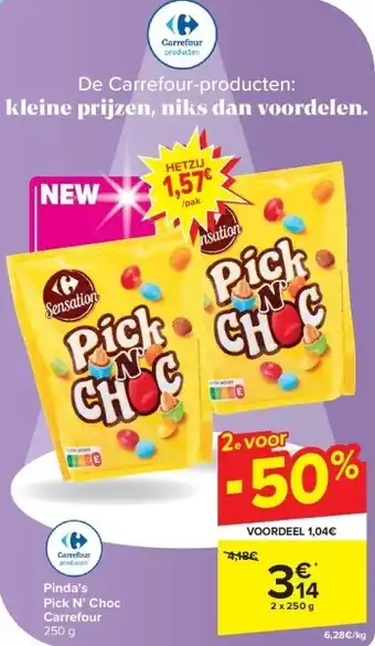 Carrefour Pinda’s Pick N’ Choc Carrefour aanbieding