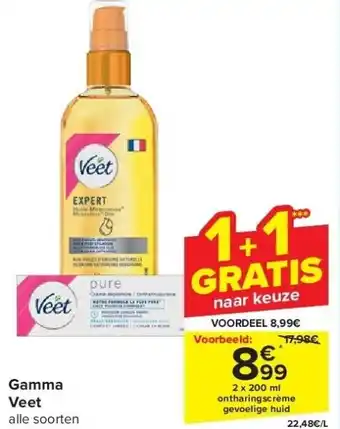 Carrefour Gamma Veet aanbieding