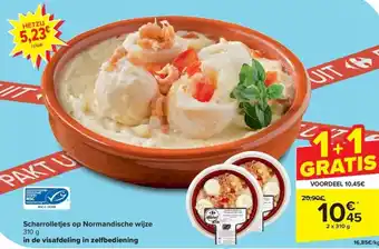 Carrefour Scharrolletjes op Normandische wijze 310 g aanbieding