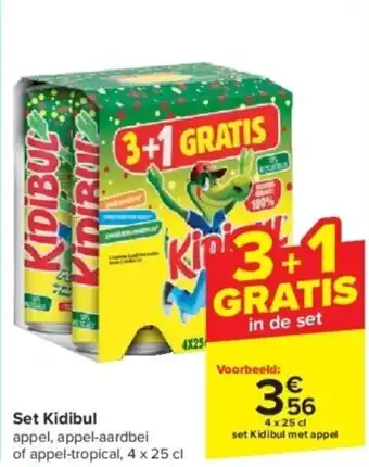 Carrefour Set Kidibul 4 x 25 cl aanbieding