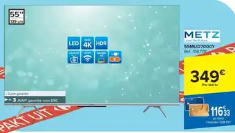 Carrefour METZ led tv 55MUD7000Y Ref. 7067711 aanbieding