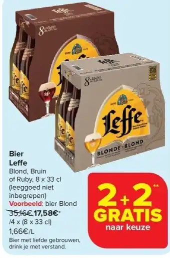 Carrefour Bier Leffe aanbieding