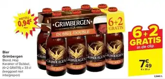 Carrefour Bier Grimbergen aanbieding