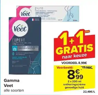 Carrefour Gamma Veet aanbieding