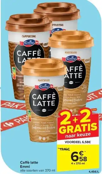 Carrefour Ca è latte Emmi aanbieding