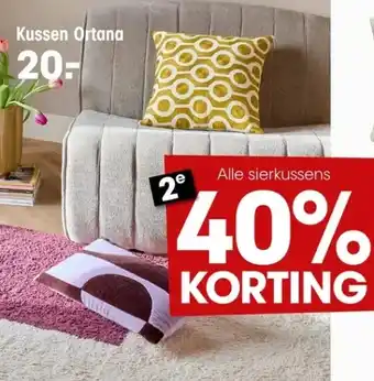 Kwantum Kussen Ortana aanbieding